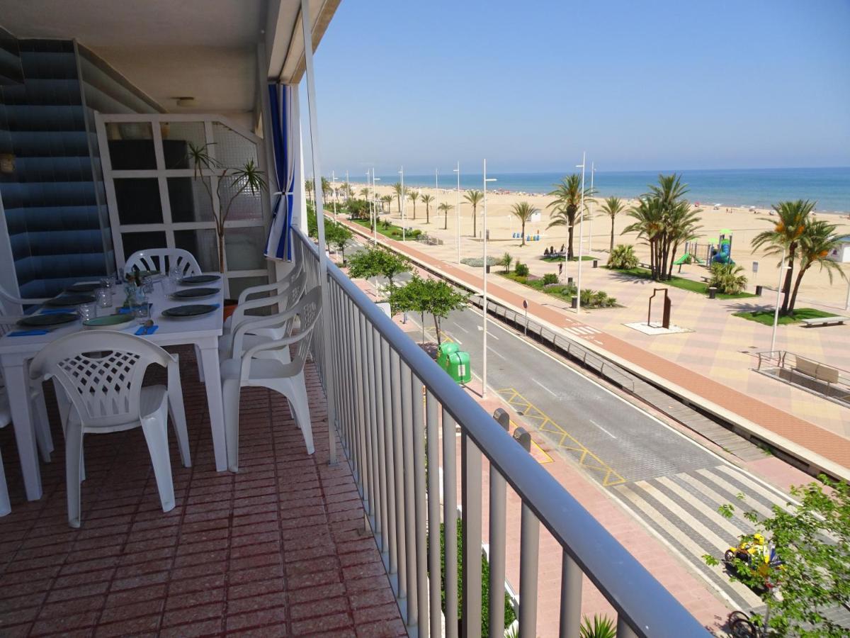 Neptuno 27 - Primera Linea De Playa Playa de Gandia Eksteriør bilde